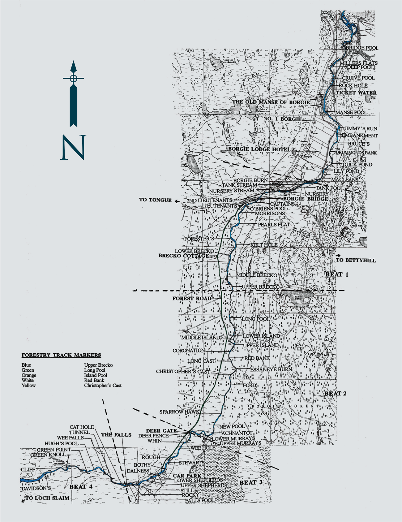 River Borgie Map